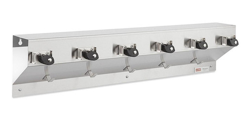 Soporte Trapeador Y Escoba - Est, A Inoxidable Con Repisa