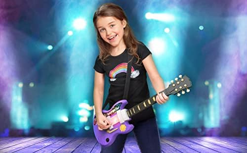 Ekids Guitarra Rainbow High Para Niños Con Música Integra