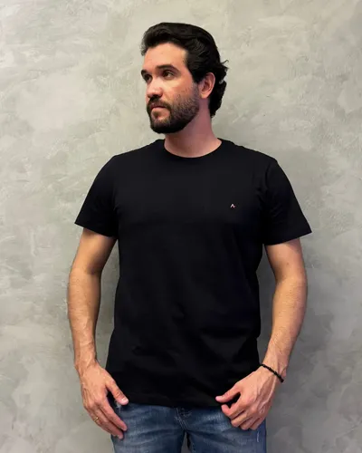 Camiseta Aramis Masculino Básica Preta Casual