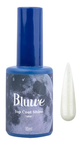Top Coat Shine Lunar 10ml - Bluwe