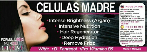 Ampolla Células Madre X110ml Para Cabello Seco Envió Gratis