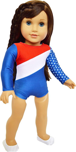 Traje De Gimnasia Compatible American Girl Dolls-ropa D...