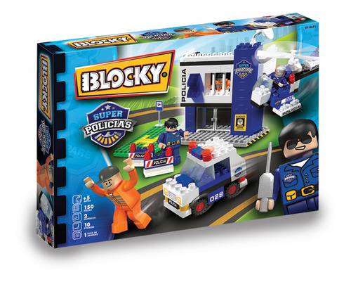 Rasti Set Blocky Dinos + Bomberos + Policías 450 Pzs C