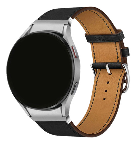 Pulseira Preta Couro Padrao Para Galaxy Watch 6 Classic