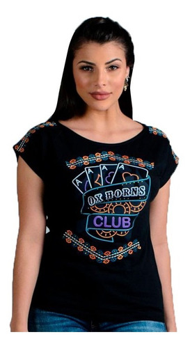 T-shirt Feminina Ox Horns Club 6160