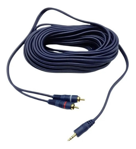 Cable De Audio 2x1 Plug 3,5 A 2 Rca Mach 5 Metros / Cab0632