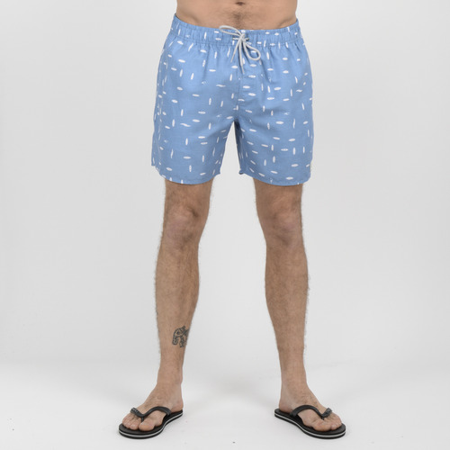 Boardshort Paradise  Azul Claro