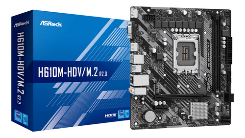 Motherboard Asrockh610m-hdv M2 R20 Intel H610 Lga1700 Matx