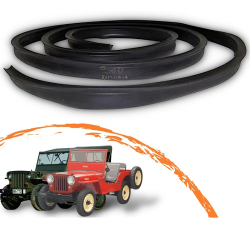 Empaque De Parabrisas Jeep Cj2 45-49 Willys 41-45