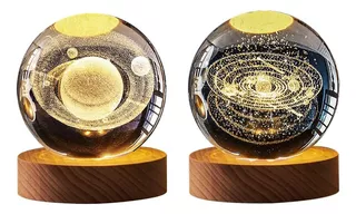 Lámpara De Proyección, Bola De Cristal 3d, Modelo De Planeta