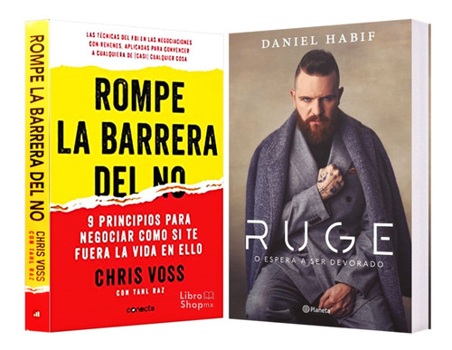 Rompe Barrera Del No + Ruge Daniel Habif 2 Libros