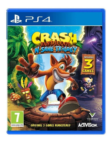 Juego Original Crash Bandicoot N Sane Trilogy Sony Ps4 Csi