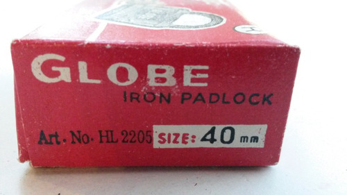 Candado Globe 40mm  ( Pack 2pzas)