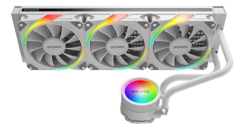 Water Cooler Sangue Frio 3 Argb White Ghost 360mm Tdp 350w