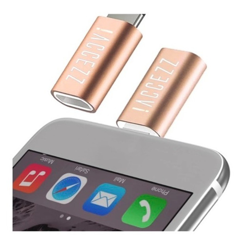 Adaptador Micro Usb Fêmea Para Lightning Macho