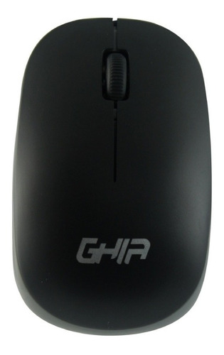 Mouse Inalambrico Ghia 1000dpi 2botones Negro-gris Gm300 /vc