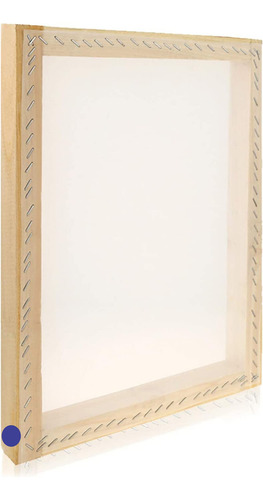 Marco Para Serigrafía 40x50 Cm Malla Blanca 62t Madera 1 1/2