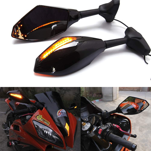 Motocicleta Led Espejo Lateral Señal Giro Para Yamaha Yzf600