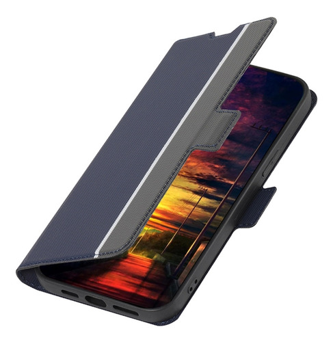 Funda De Cuero Con Textura De Sarga Para Zte Blade L9