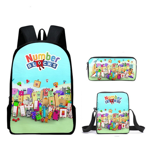 Numberblocks Mochila De Estudiante Impresa Mejor Vendido .j