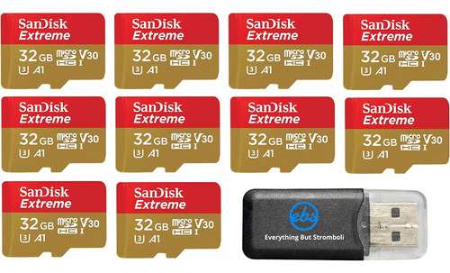 Tarjeta De Memoria Micro 4k Sandisk Extreme (paquete De Diez