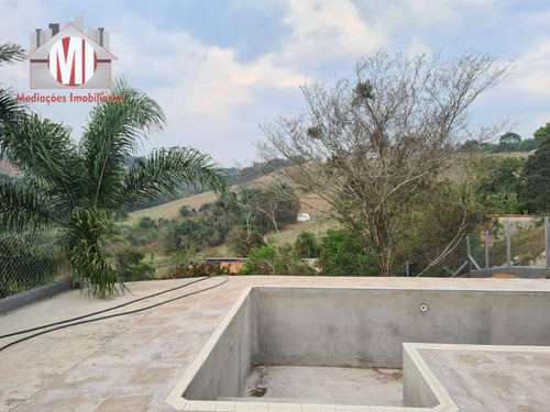 Imagem 20 de 24 de Ótima Chácara, Em Fase De Acabamento, Com 2 Dormitórios, Piscina, Vista Deslumbrante, À Venda, 500 M² Por R$ 320.000 - Zona Rural - Pinhalzinho/sp - Ch0957