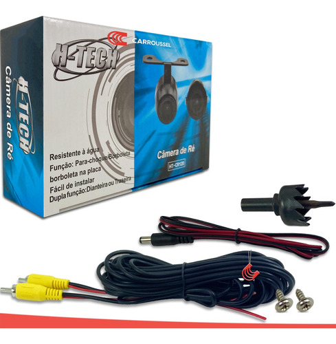 Imagem 6 de 7 de Câmera De Ré / Frontal Dianteira Automotiva Ht-cr120 H-tech