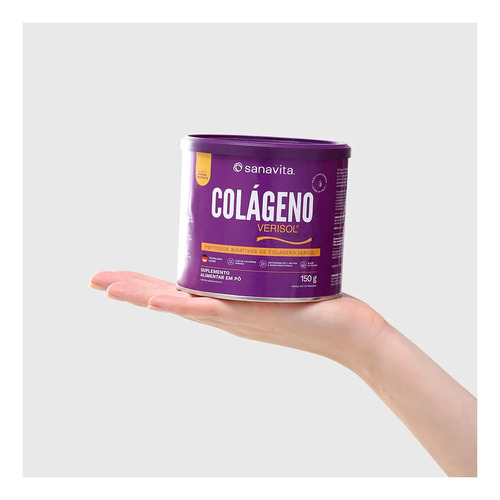 Colágeno Verisol Sanavita Com Biotina, Zinco E Vit C 30doses