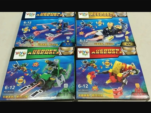 Bloques Yayo Toys Heroes Assemble Zb243