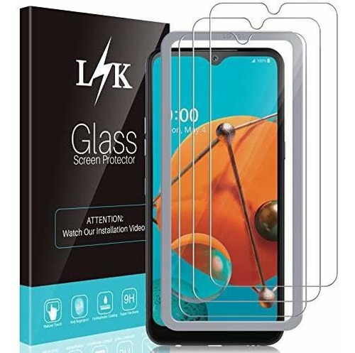 3 Protector Pantalla Para LG K51 Vidrio Templado Hd Bandeja