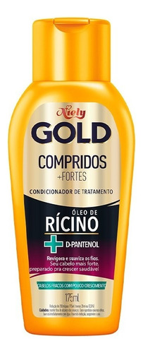 Condicionador Compridos + Fortes 175ml Niely Gold 