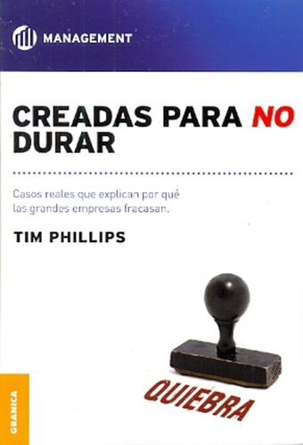 Creadas Para No Durar - Tim Phillips