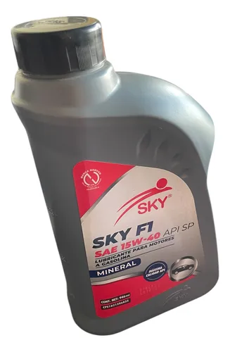 comprar Aceite Mineral Sky F1 15w40 Sae Api Sp Mineral