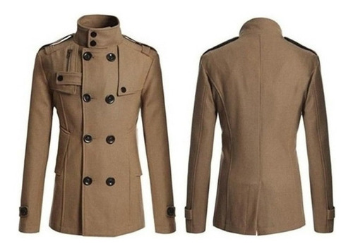 Chaqueta De Hombre De Lana De Corte Medio Y Corte Ajustado 1