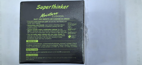 Base Hidratante Cc Cream Air Cushion Superthinker