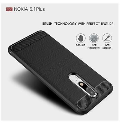 Funda Tpu Nokia 5.1 Plus Original Fibra De Carbono Excelente