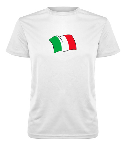 Polera Deportiva Unisex Poliéster Diseño Bandera De Italia