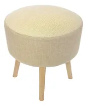 Comprar 2x Puffs Banquetas Banquito Vintage Tento Tanto A Eleccion Madera Natural