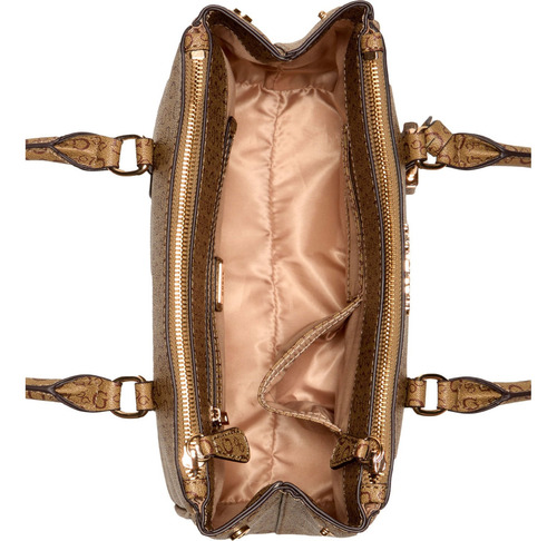 Bolsa Guess Factory Sg947906-moc Acabado de los herrajes Níquel Color Marrón Correa de hombro Marrón Diseño de la tela Lisa