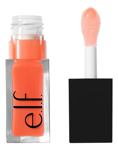 E.l.f. Glow Reviver Lip Oil Labial De Aceite Ultra Brillante Color Coral Fixation