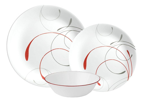 Corelle Splendor Chip & Break Resistant 18pc Dinner Set, Ser