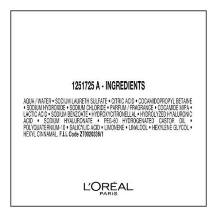Shampoo Elvive Loreal Hialurónico Pure 680 Ml