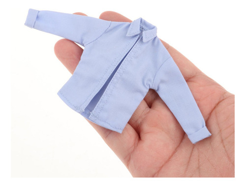 M Abrigo De Camisa A Escala 1/12 Para Accesorio De Azul Y
