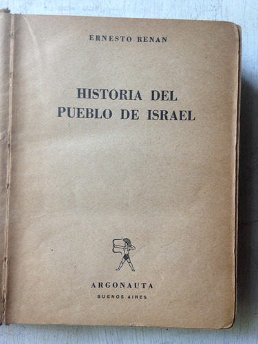 Historia Del Pueblo De Israel (contiene 3 Mapas En Colores)