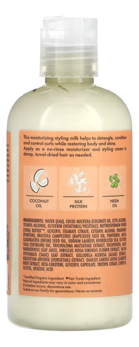 Leche Para Rizar Y Peinar Coco E Hibisco De Shea Moisture