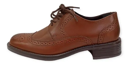 Zapatos Oxford Mujer Cafe MercadoLibre