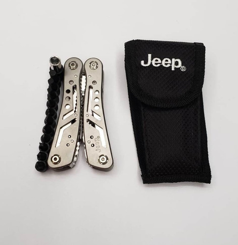Imagen 4 de 10 de Navaja Jeep Multifunción Con Pinza Y Accesorios Multiuso