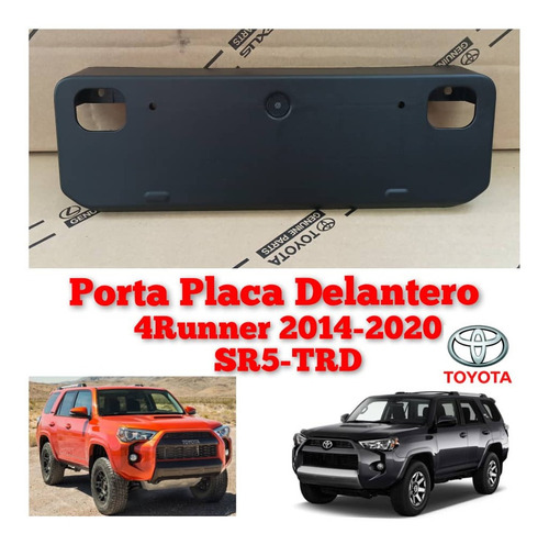 Porta Placa Delantero 4runner 2014 2015 16 17 18 20 Sr5-trd