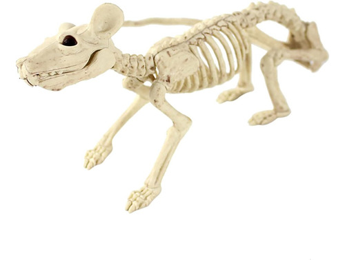 Decoracion Halloween Esqueleto De Rata Laucha Raton 