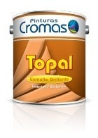 Esmalte Cromas Topal Brillante 1/4 De Galón